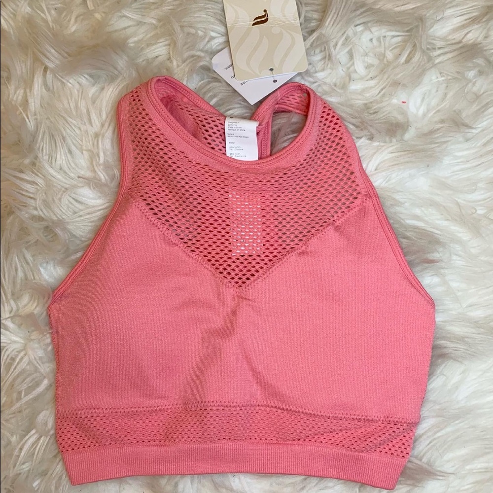NWT fabletics long line seamless sports bra